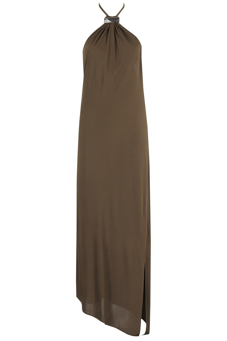 The Attico Military Green Midi Dress