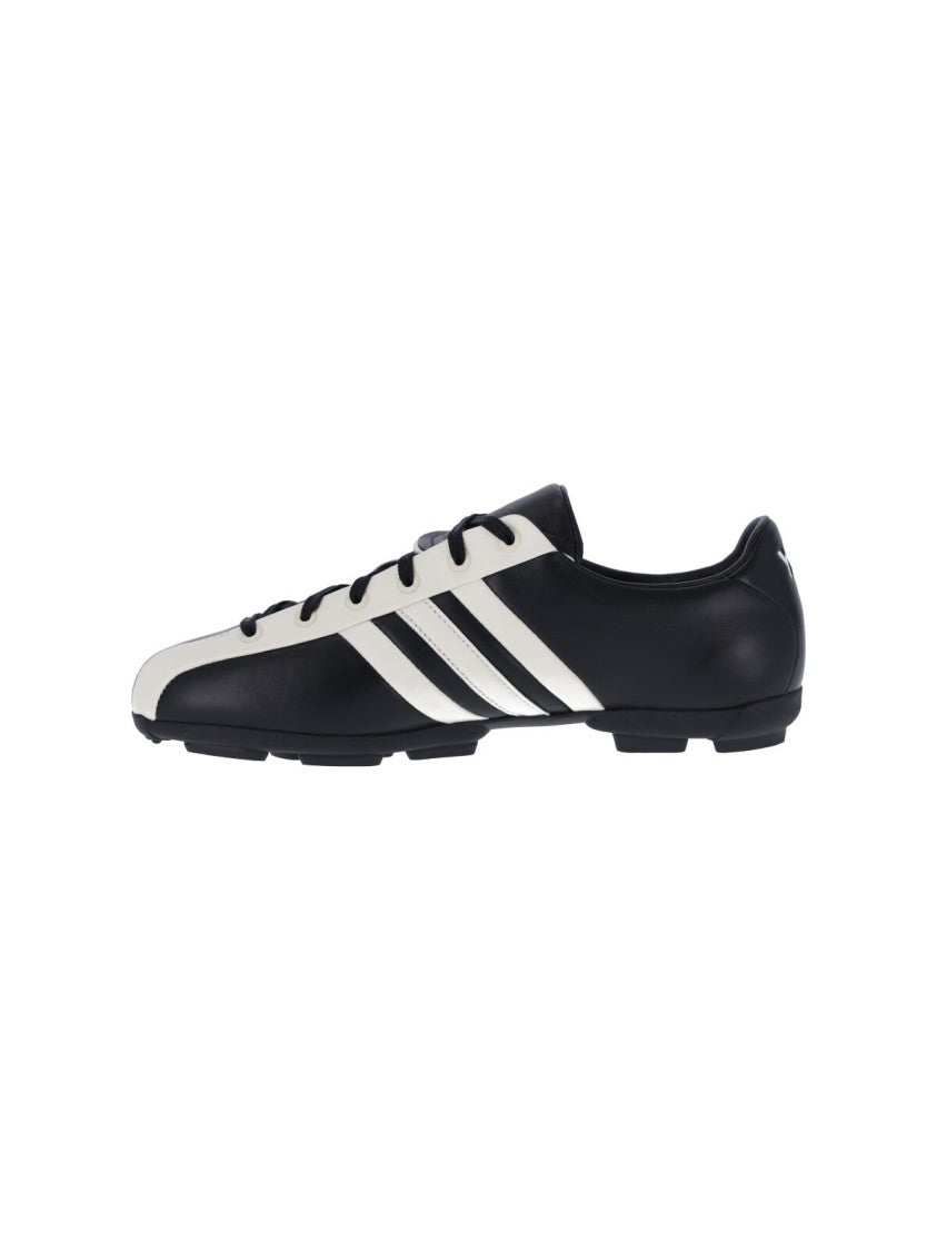 Y-3 Black Field Leather Sneakers