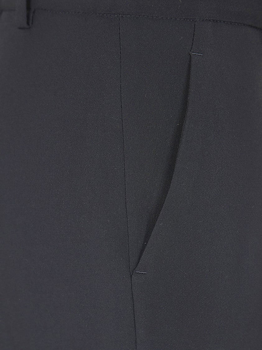 Ermanno Scervino Tailored Black Trousers With Straight-Leg Silhouette And Polished Finish