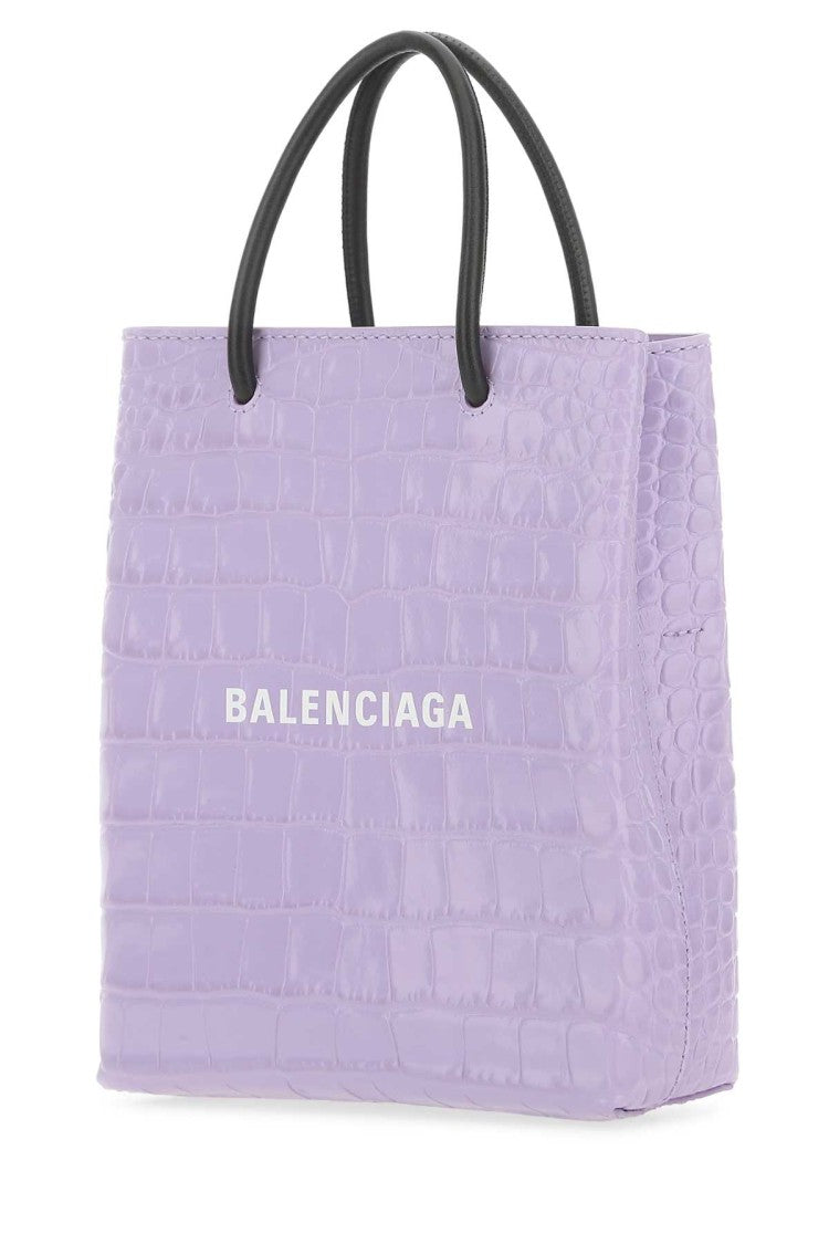 Balenciaga Lilac Leather Handbag