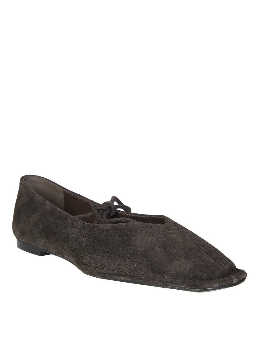Alohas Sway Ballerina Laccio Suede Flats