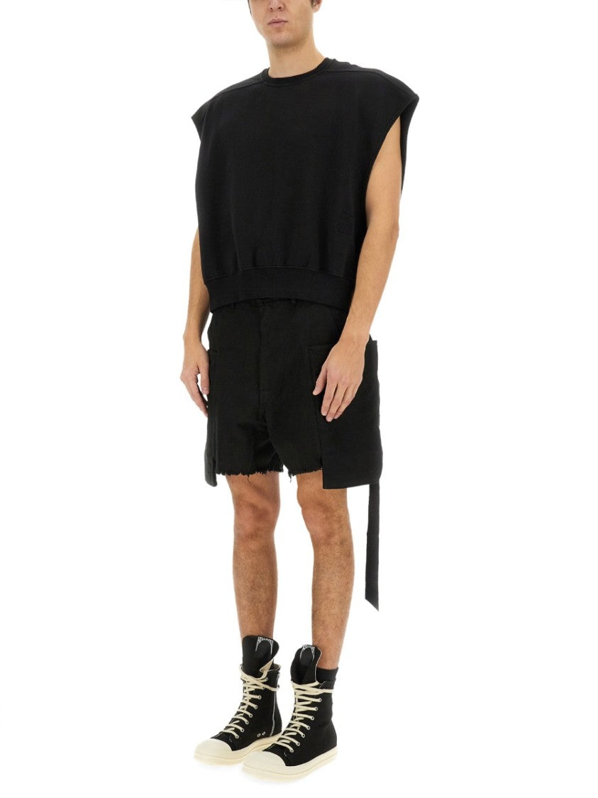 Drkshdw By Rick Owens Bermuda Cargo Shorts