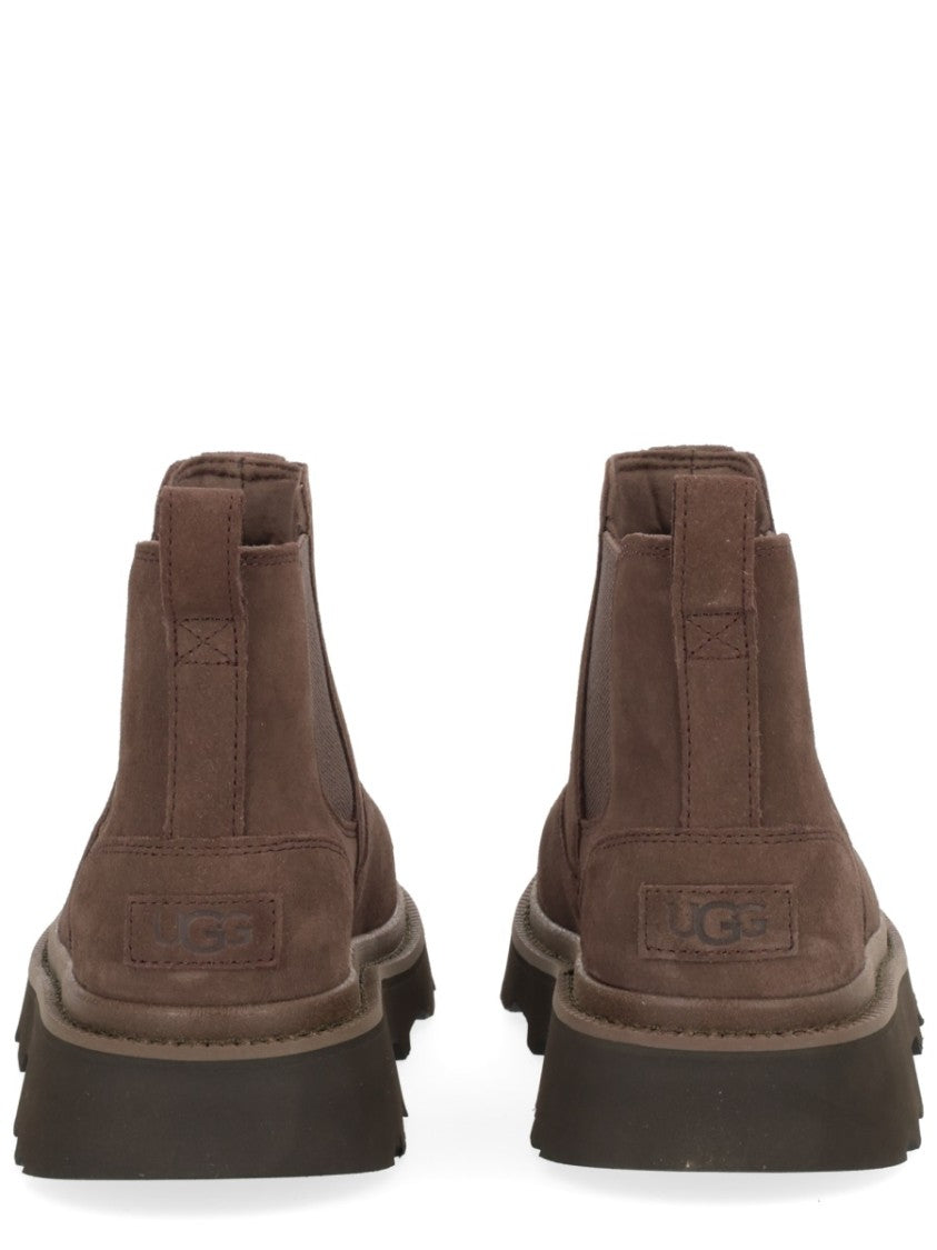 Ugg Brown Lug Sole Leather Boots