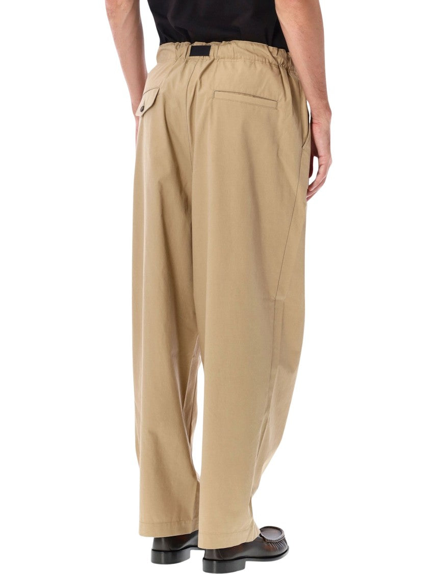 Comme Des Garçons Tapered Relaxed-Fit Belted Chino Pants