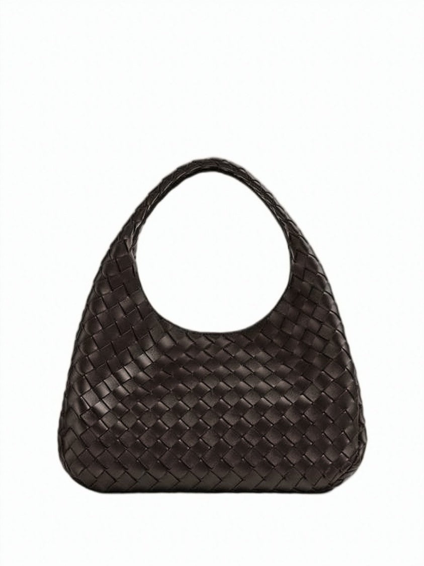 Bottega Veneta Woven Lambskin Leather Shoulder Bag