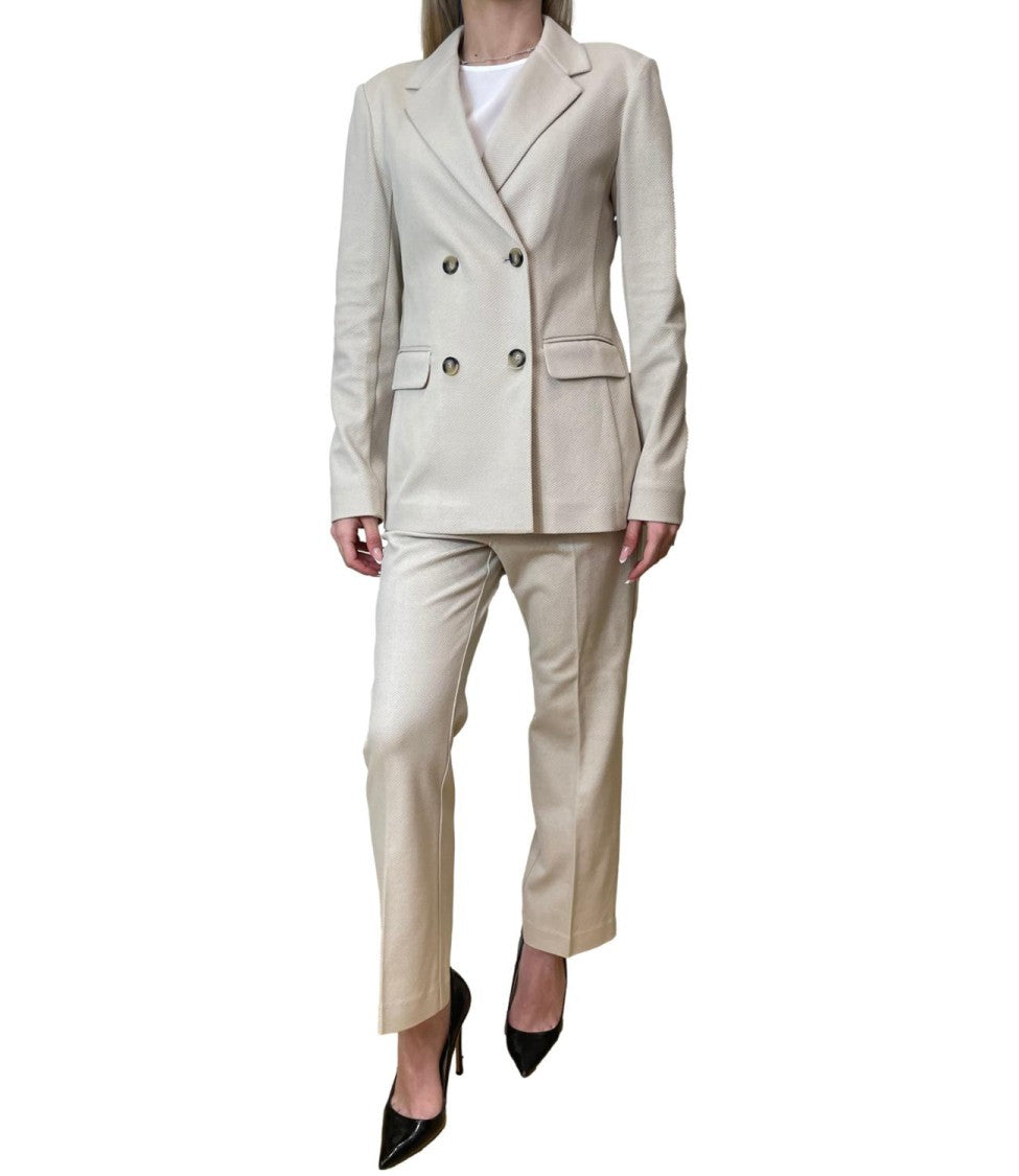 Max Mara Ivory White Mmlrotondo Polyamide Jacket