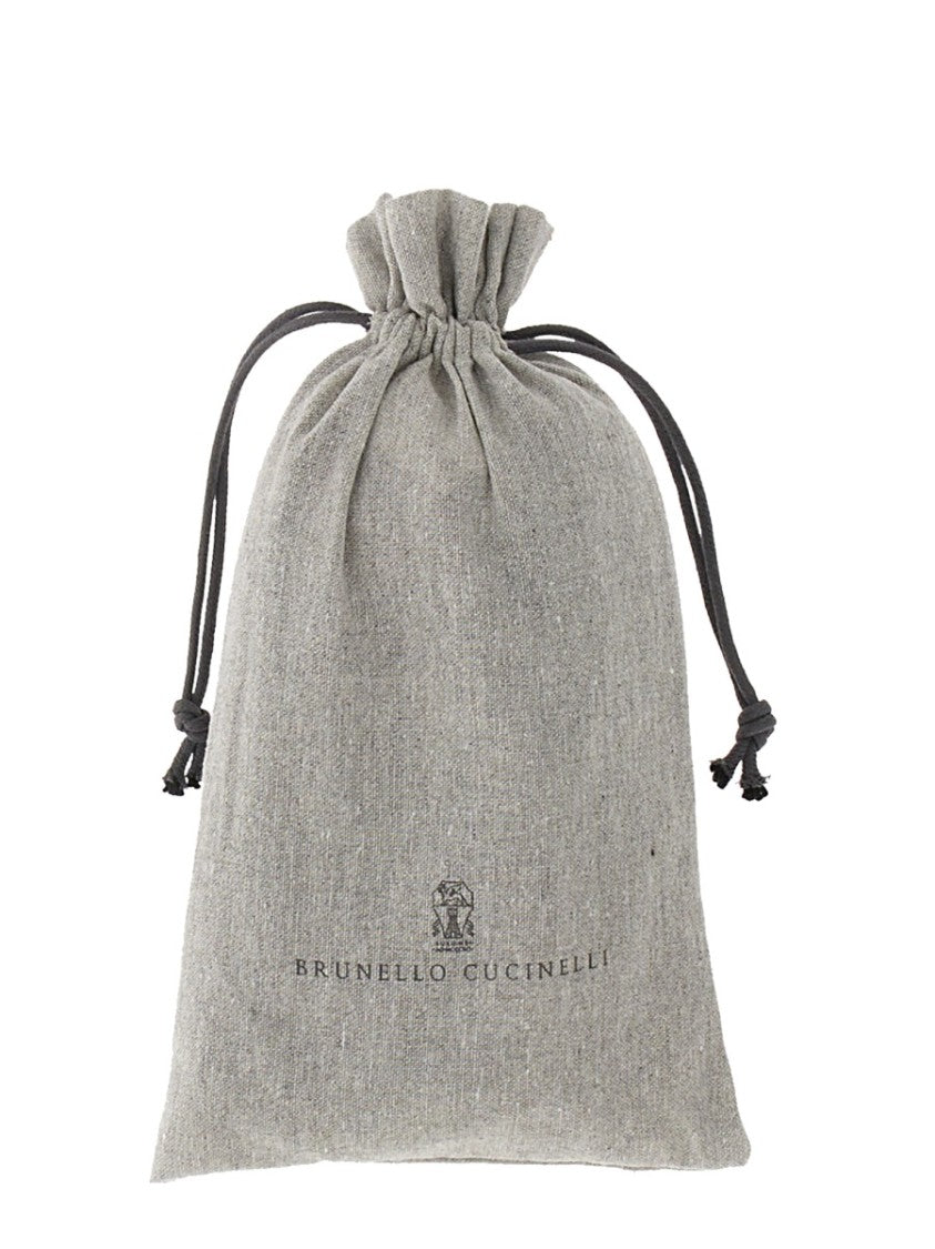 Brunello Cucinelli Rectangular Check Pattern Twill Scarf