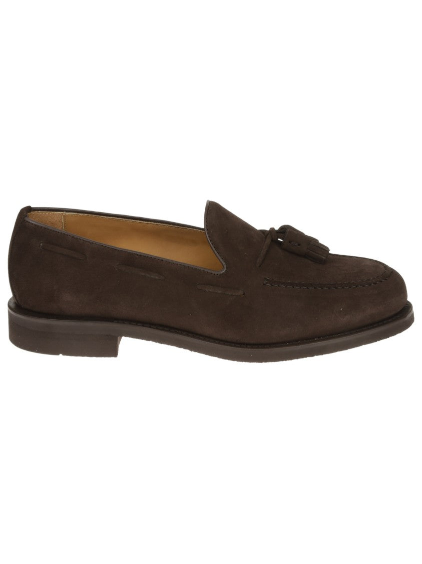 Berwick Brown Calf Suede Tassel Loafer