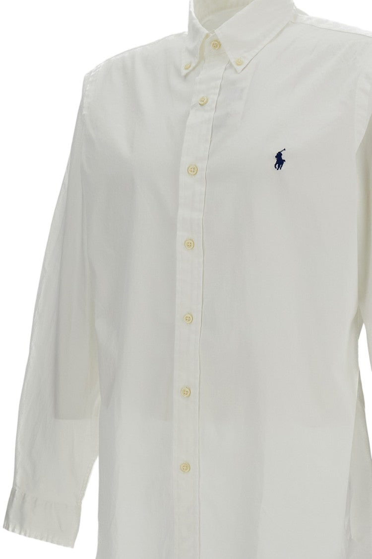 Polo Ralph Lauren Ultralight Cotton Twill Shirt With Iconic Pony Emblem