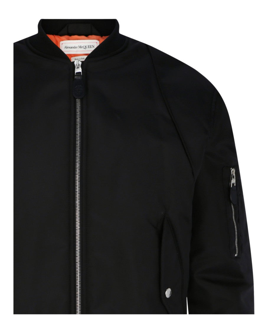Alexander Mcqueen Harness Ma-1 Bomber Jacket