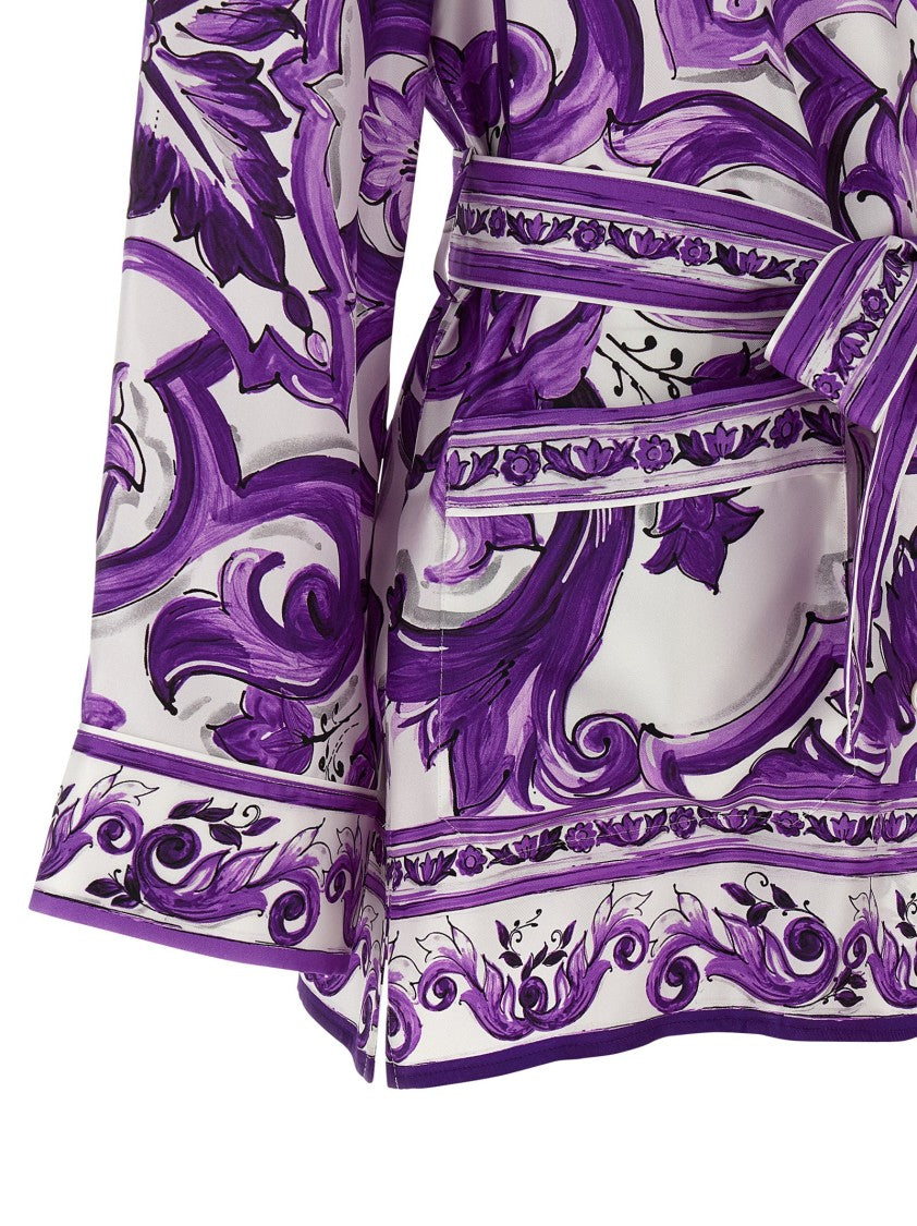 Dolce & Gabbana Silk Pajama Shirt
