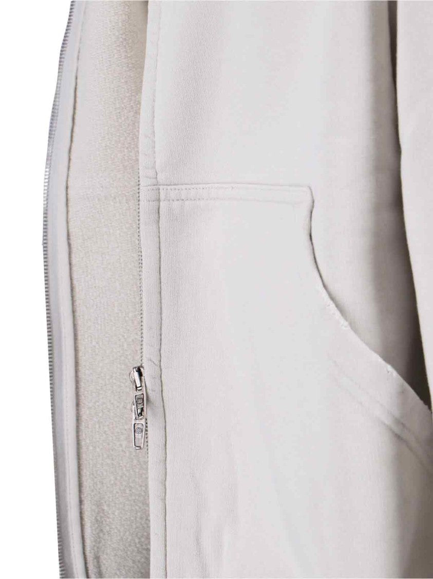 Balenciaga Logo Zip Jacket – White