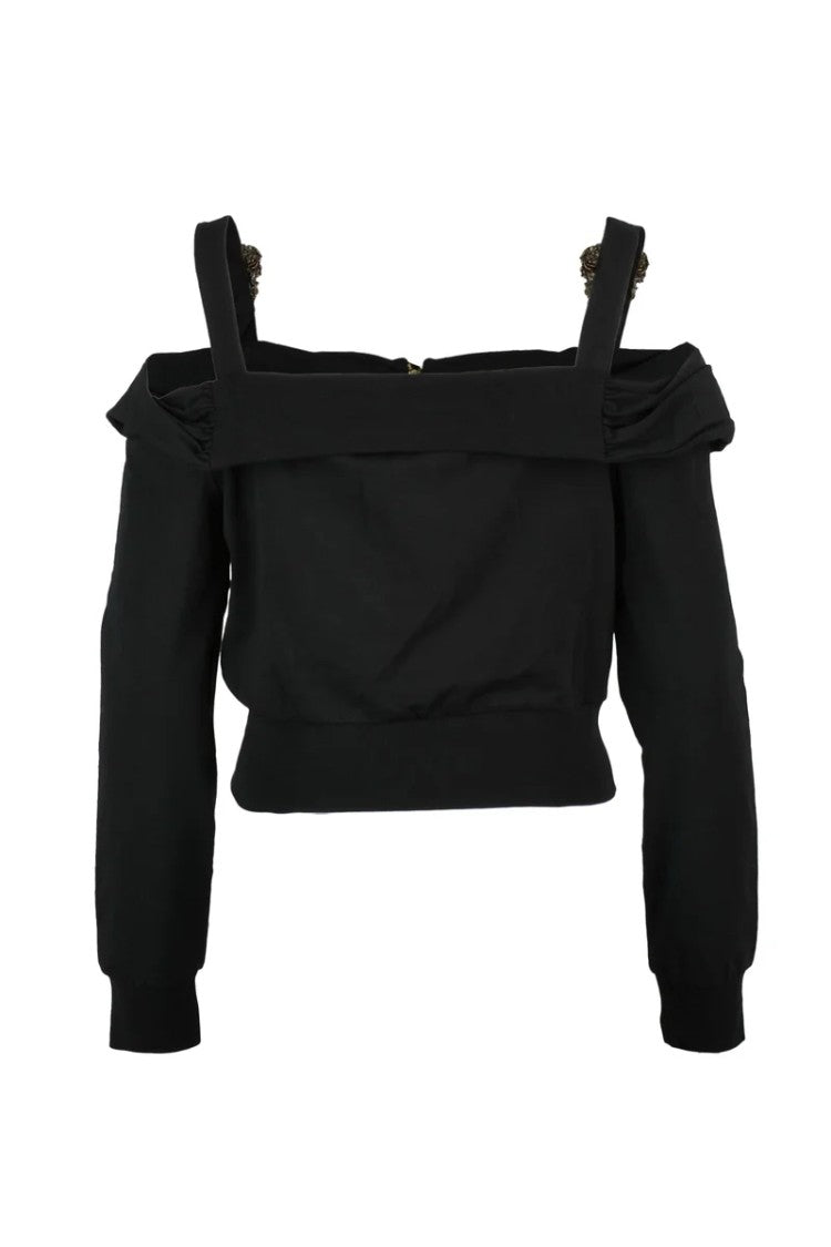 Versace Jeans Couture Cotton Stretch T-Shirt - Black
