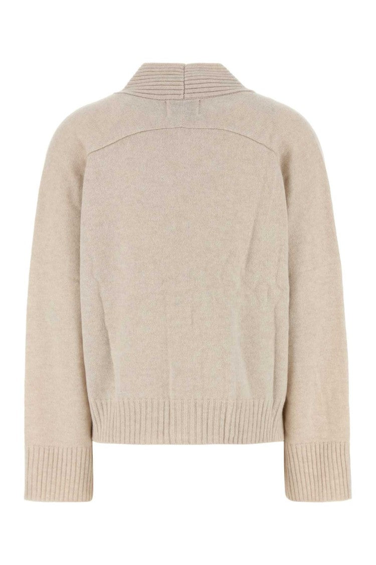 Loulou Studio Sand Cashmere Kaia Cardigan