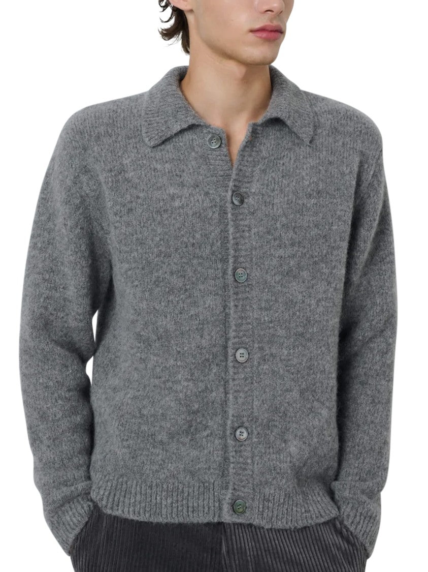 Sunflower Grey Alpaca Cardigan Button-Down Cardigan