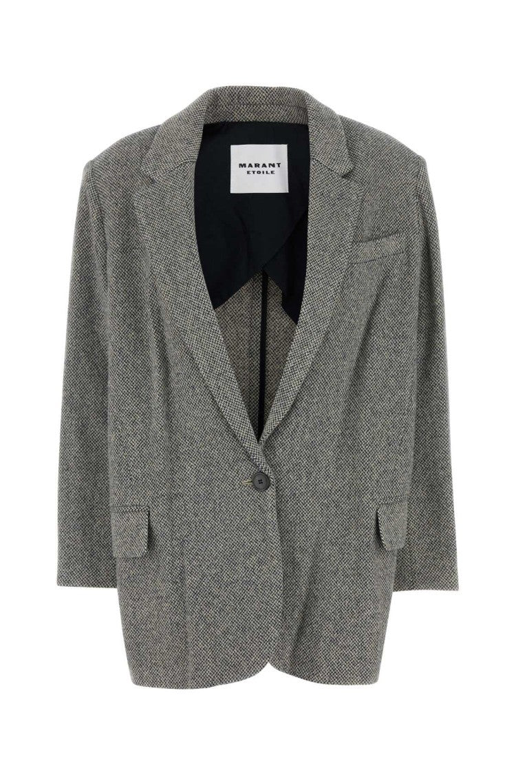 Isabel Marant Étoile Embroidered Wool Blend Cikaito Blazer