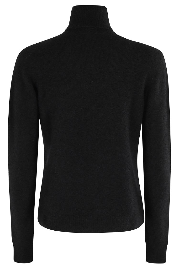 Roberto Collina High Neck Long Sleeve Knit Sweater