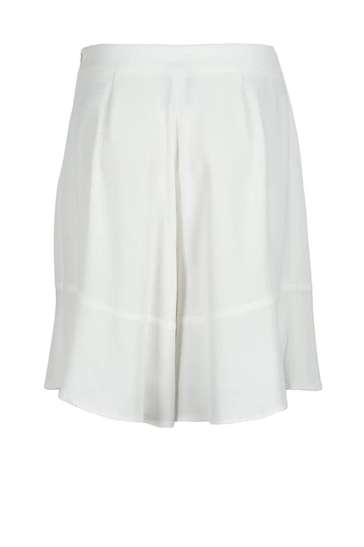 L Autre Chose L Autre Chose Acetate/Viscose Shorts - White