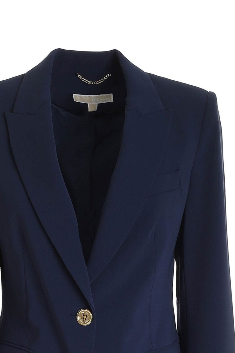 Michael Kors Fitted 1 Bttn Blazer