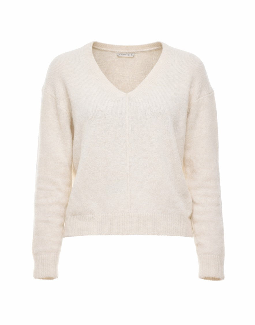 Transit V-Neck Alpaca Blend Sweater With