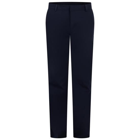J Lindeberg Tailored Straight Pants With Mid-Rise Waist And Belt Loops