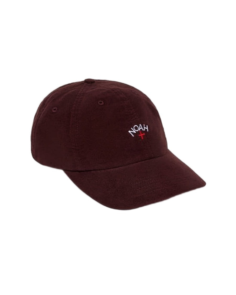 Noah Deep Burgundy Cotton Baseball Cap