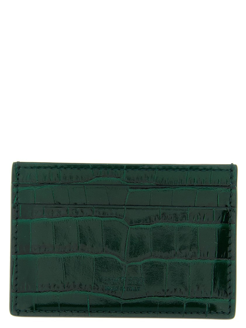 Tom Ford Crocodile Leather Card Holder
