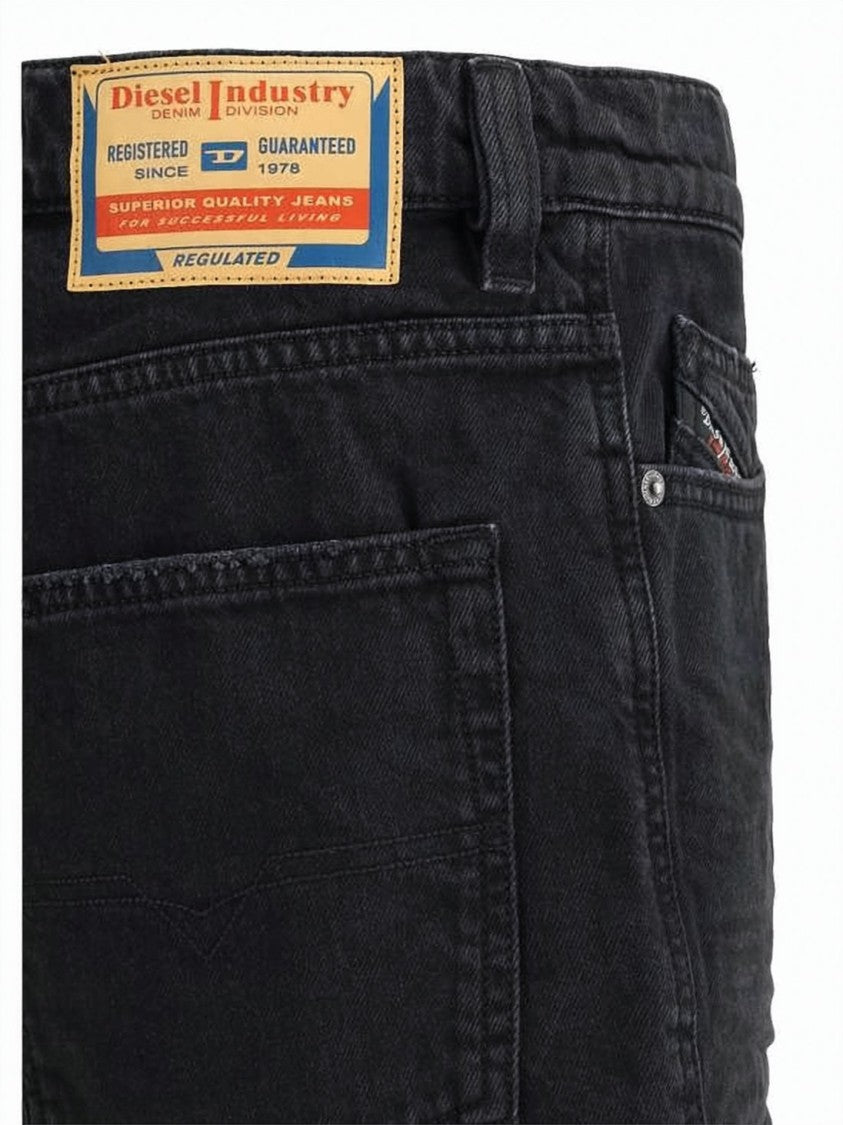 Diesel Classic Five-Pocket Denim Shorts With Branded Labels