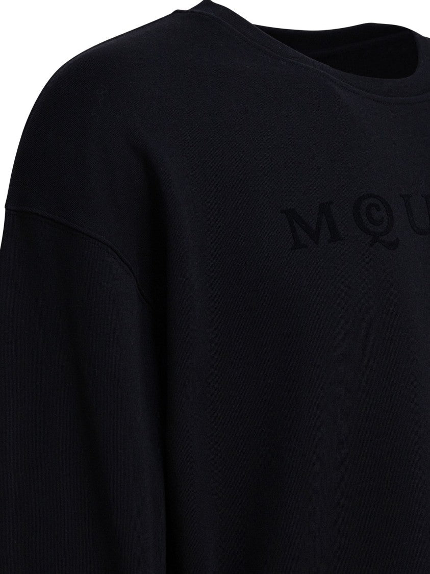 Alexander Mcqueen Timeless Black Cotton Sweatshirt