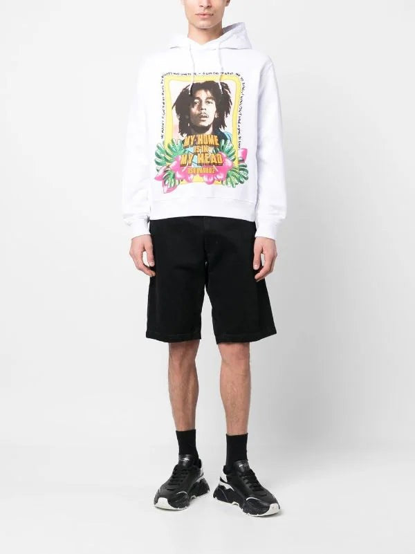 Dsquared2 Slogan-Print Cotton Hoodie