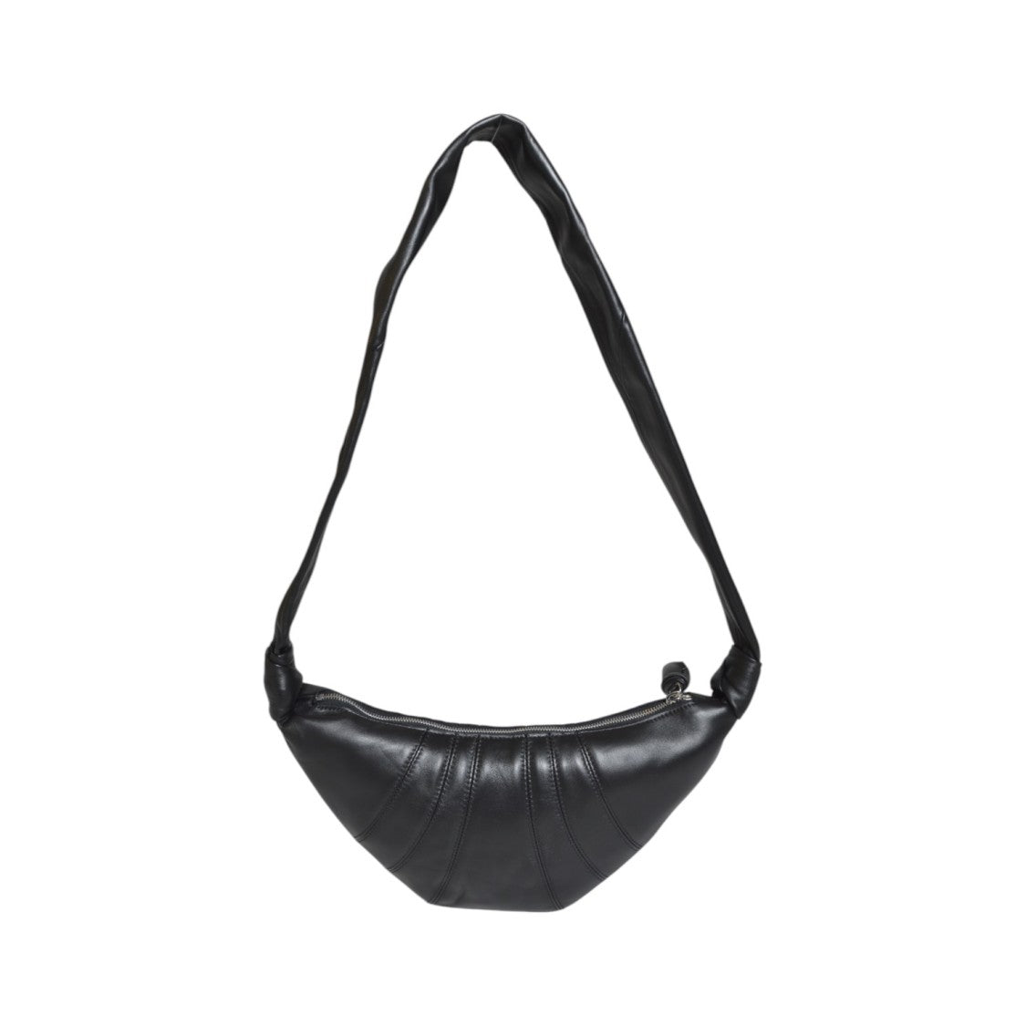 Lemaire Crescent-Shaped Leather Shoulder Bag With Padded Strap