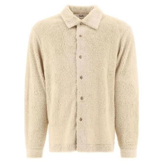 Séfr Long-Sleeve Casual Shirt With Textured Fabric