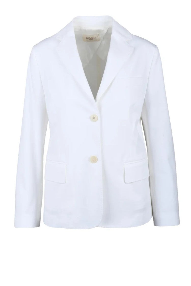 Slowear By Montedoro Fitted Jacket - White