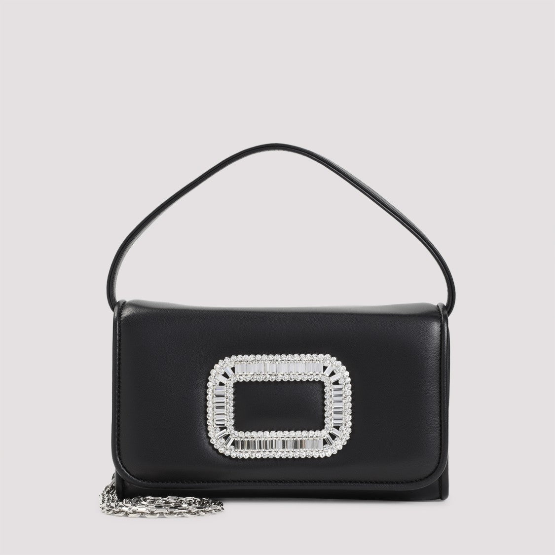 Roger Vivier Black Nappa Leather Handbag