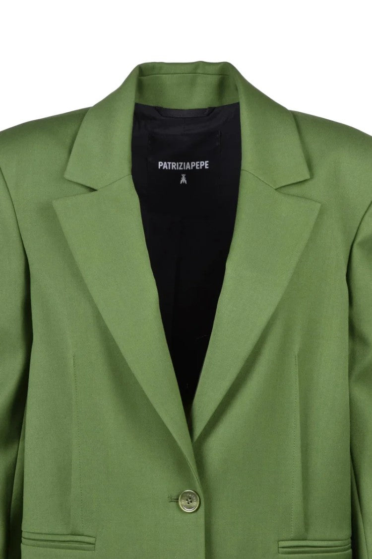Patrizia Pepe Straight Jacket - Green