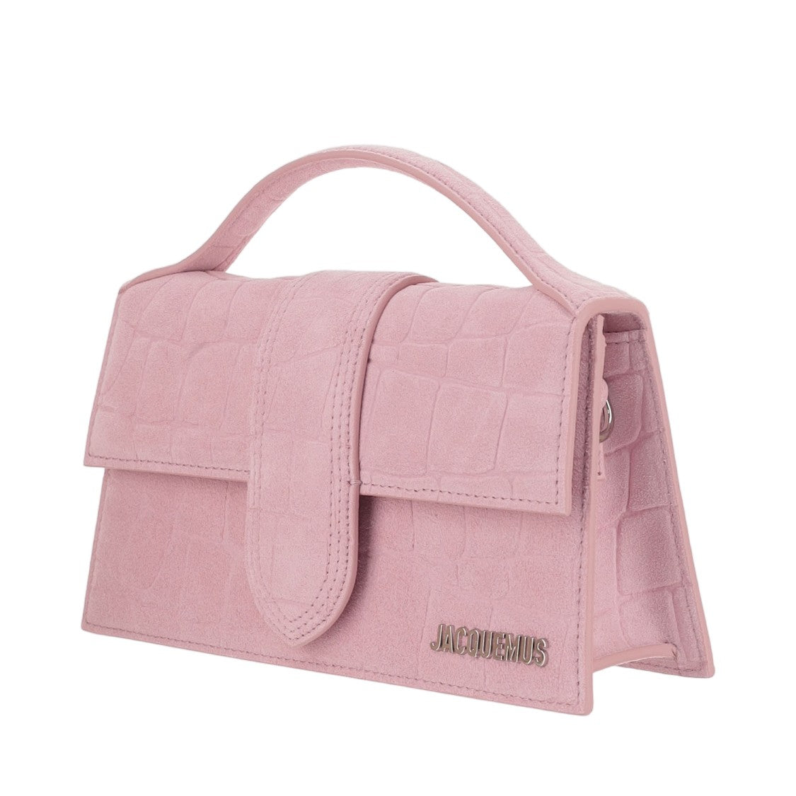 Jacquemus Pink Le Grand Child's Animal Print Suede Tote Bag