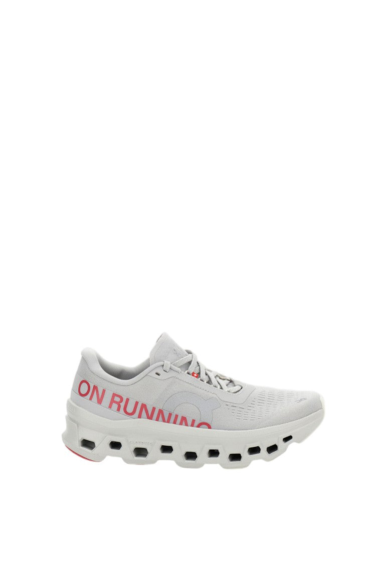 On Running Grey Cloudmonster 1 Fabric Sneakers