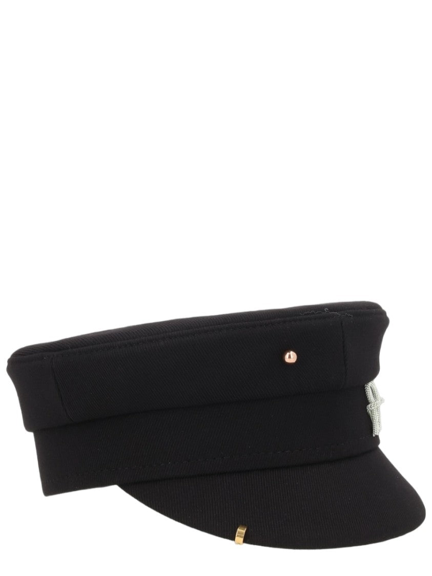 Ruslan Baginskiy Structured Metallic Accent Baker Boy Hat