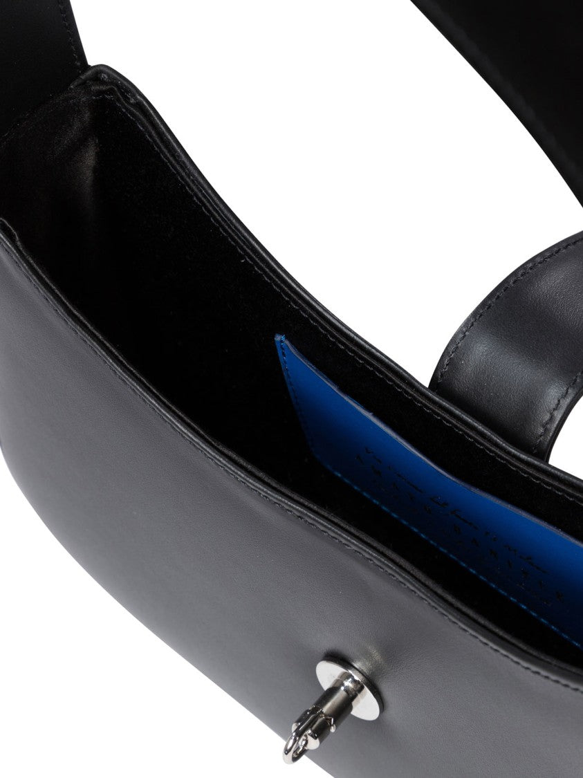 Amato Daniele Smooth Leather Shoulder Bag