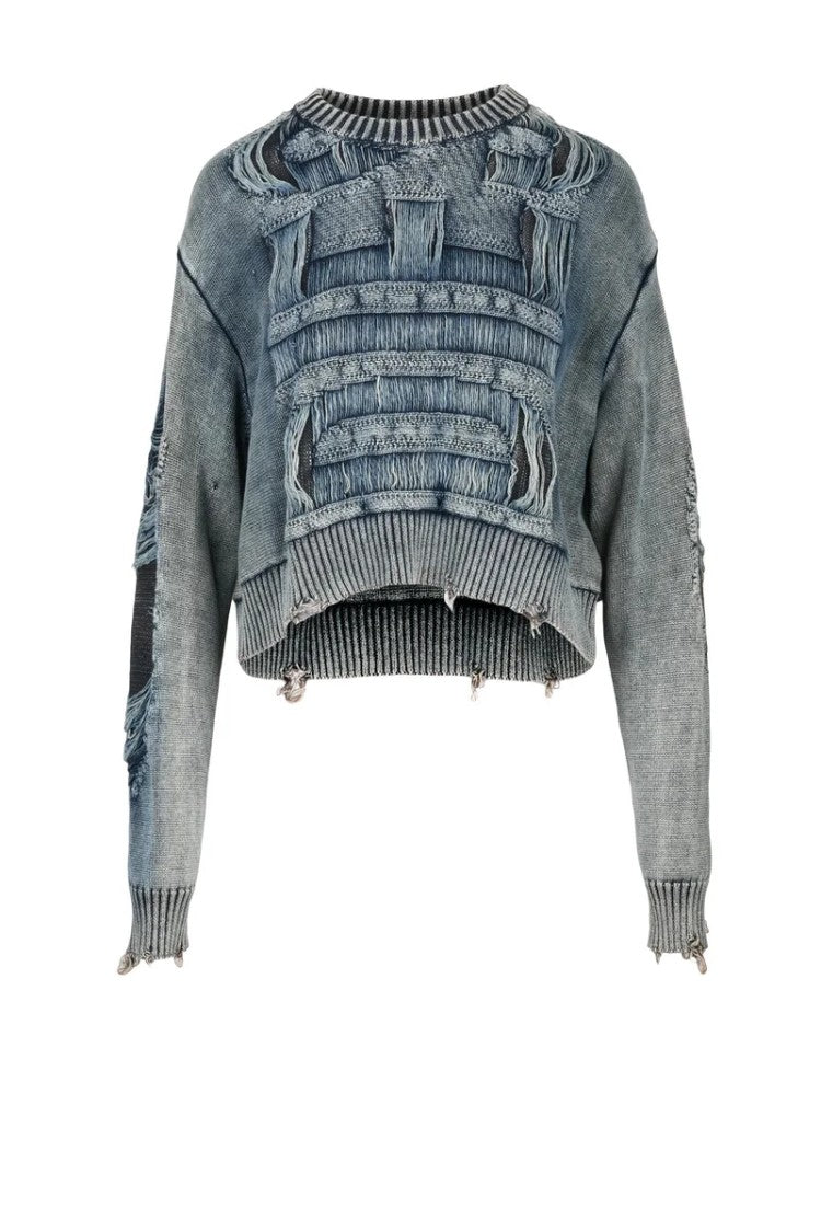Diesel Cotton Sweater - Blue