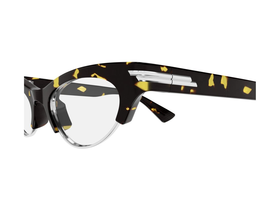 Bottega Veneta Black Bv1431s Tortoiseshell Acetate Cat-Eye Sunglasses