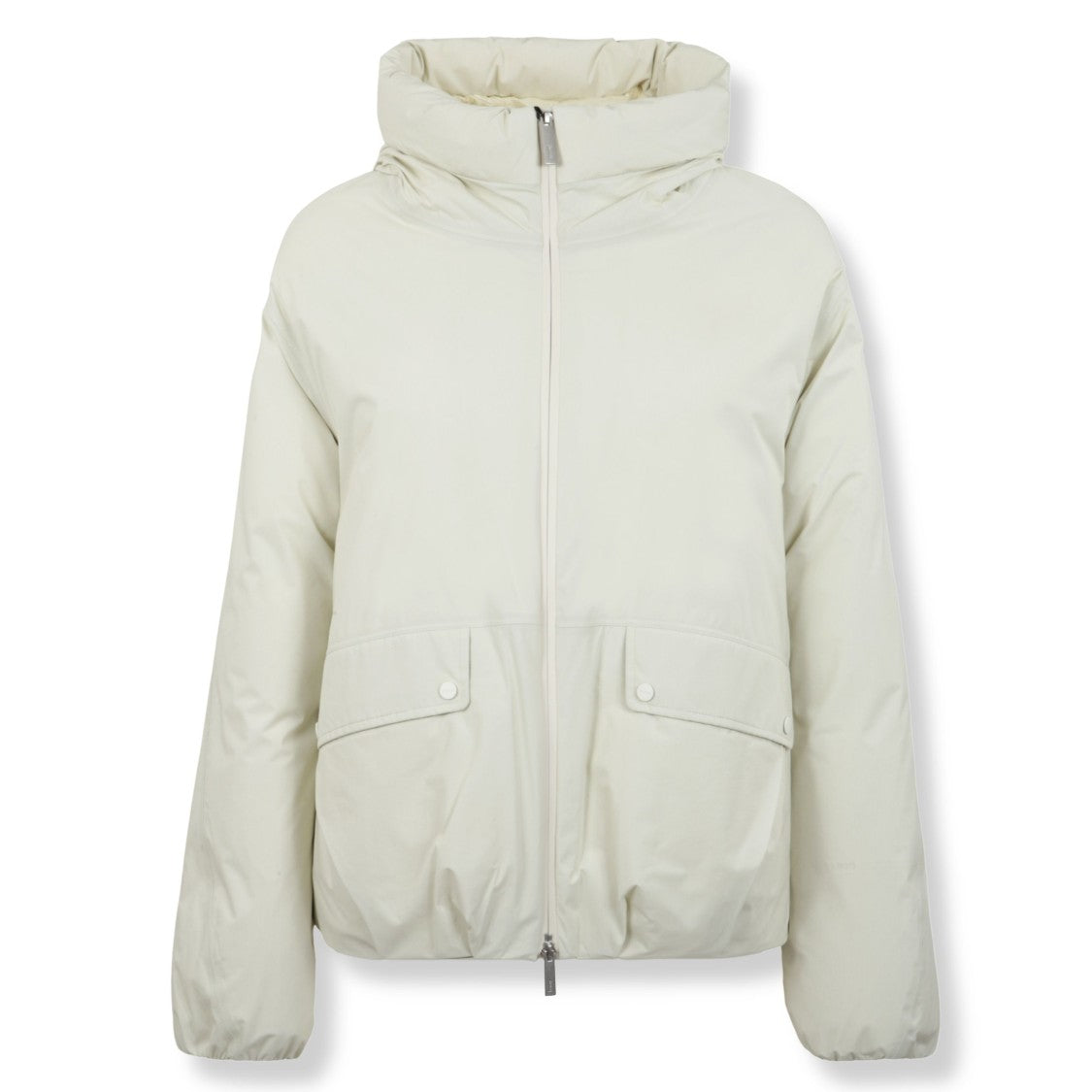 Herno Short Down Jacket With Hood And Streamlined Silhouette