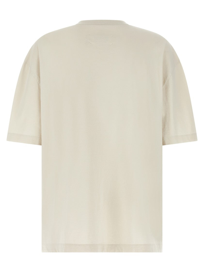 Maison Margiela Oversized Crewneck T-Shirt With Unique Numerical Logo Print
