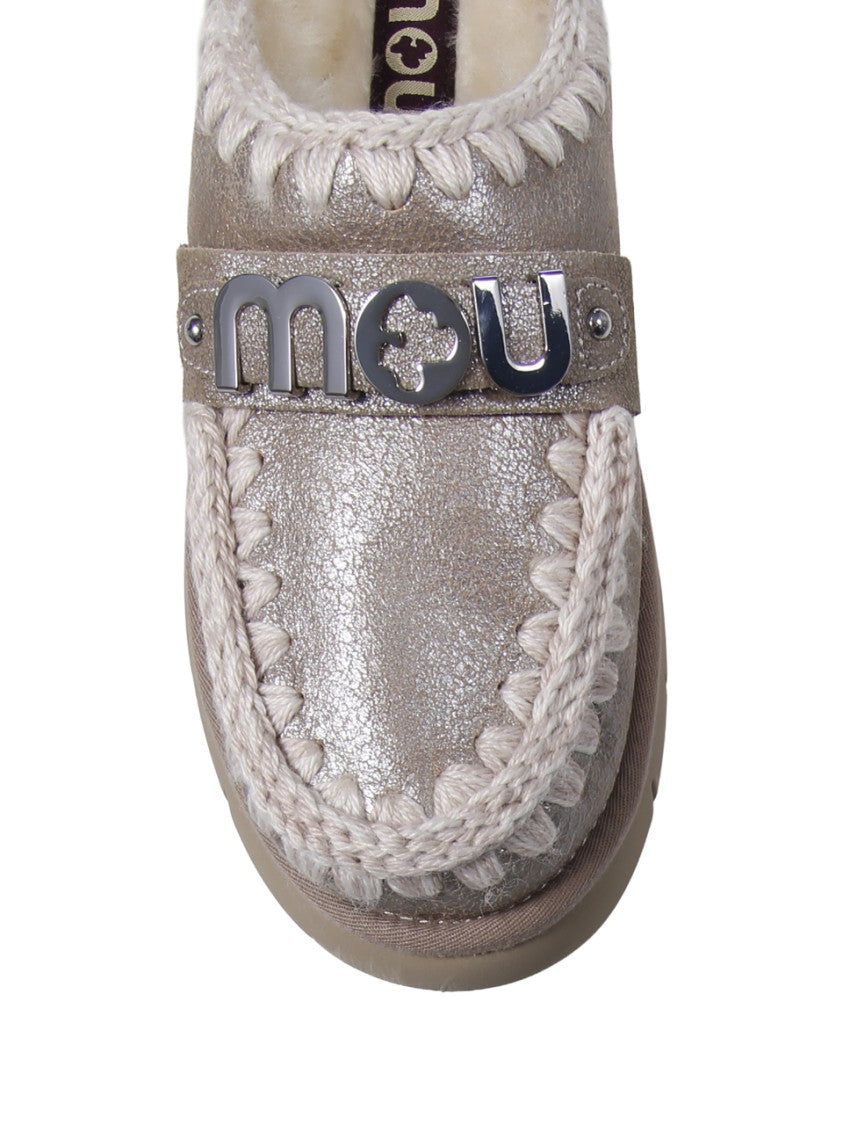 Mou Bounce Clog Metal Logo Mule