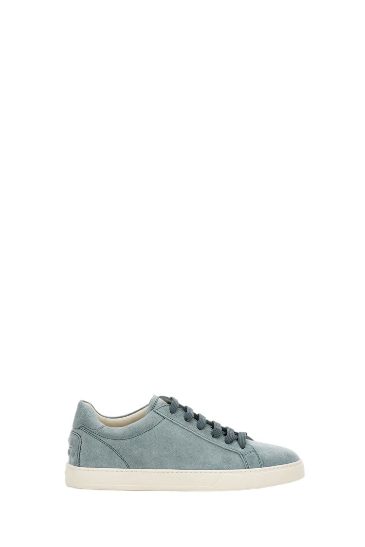 Tod's Suede Sneakers With Textured Sole