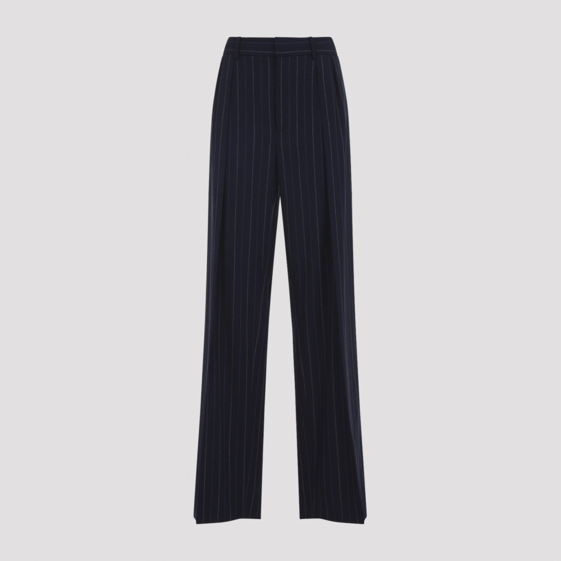 Polo Ralph Lauren Icon Navy Blue Wool Jody Pleated Pants