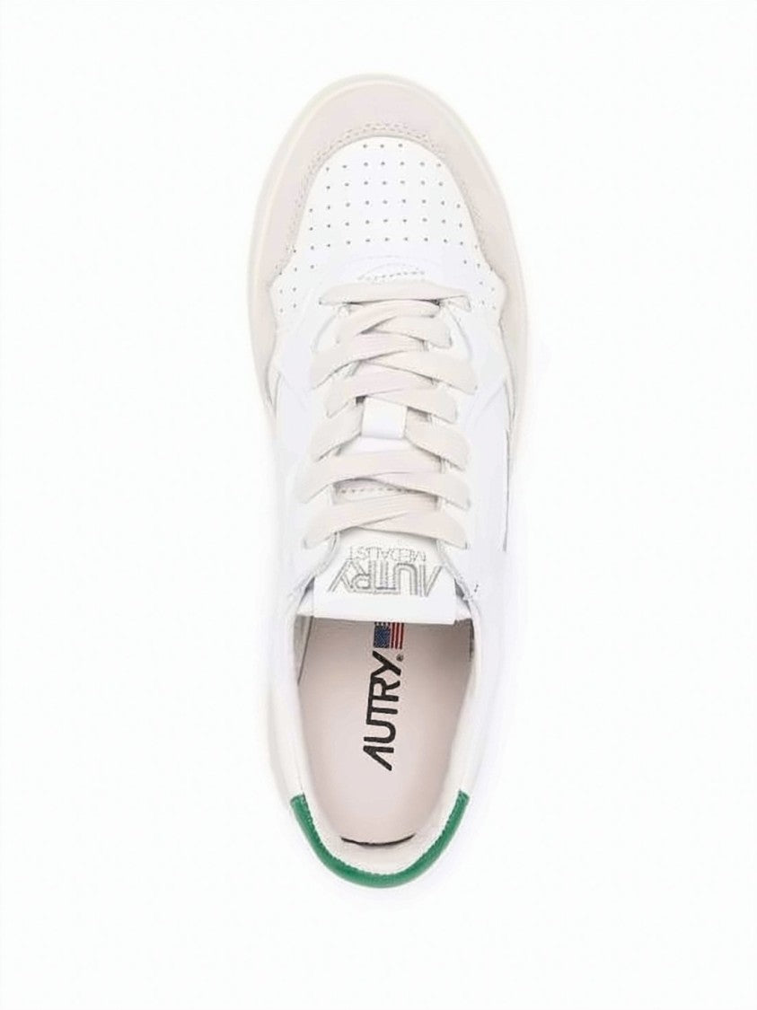 Autry Low-Top Sneakers With Smooth Leather Upper And Suede Overlays
