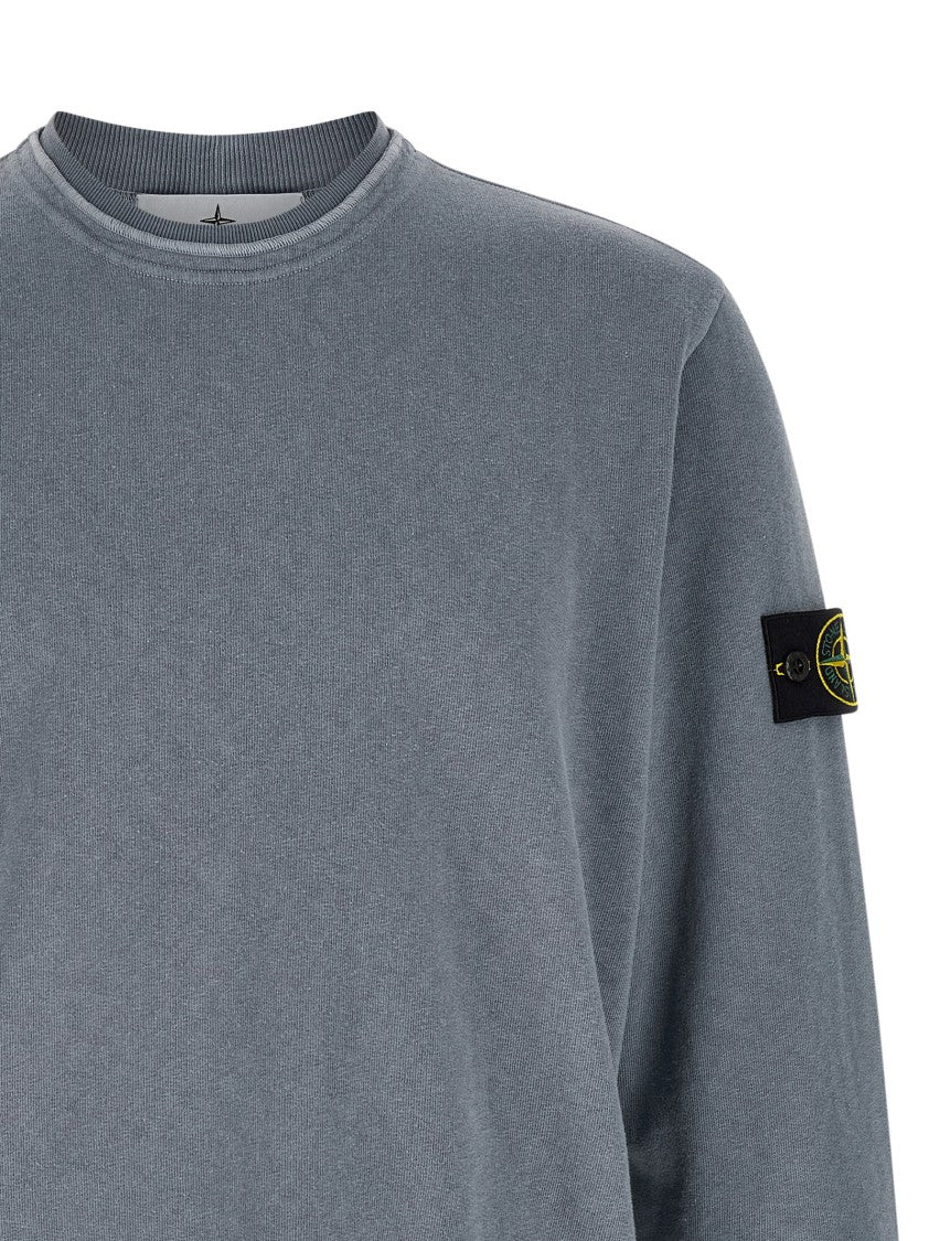 Stone Island Brushed Cotton Sweatshirt