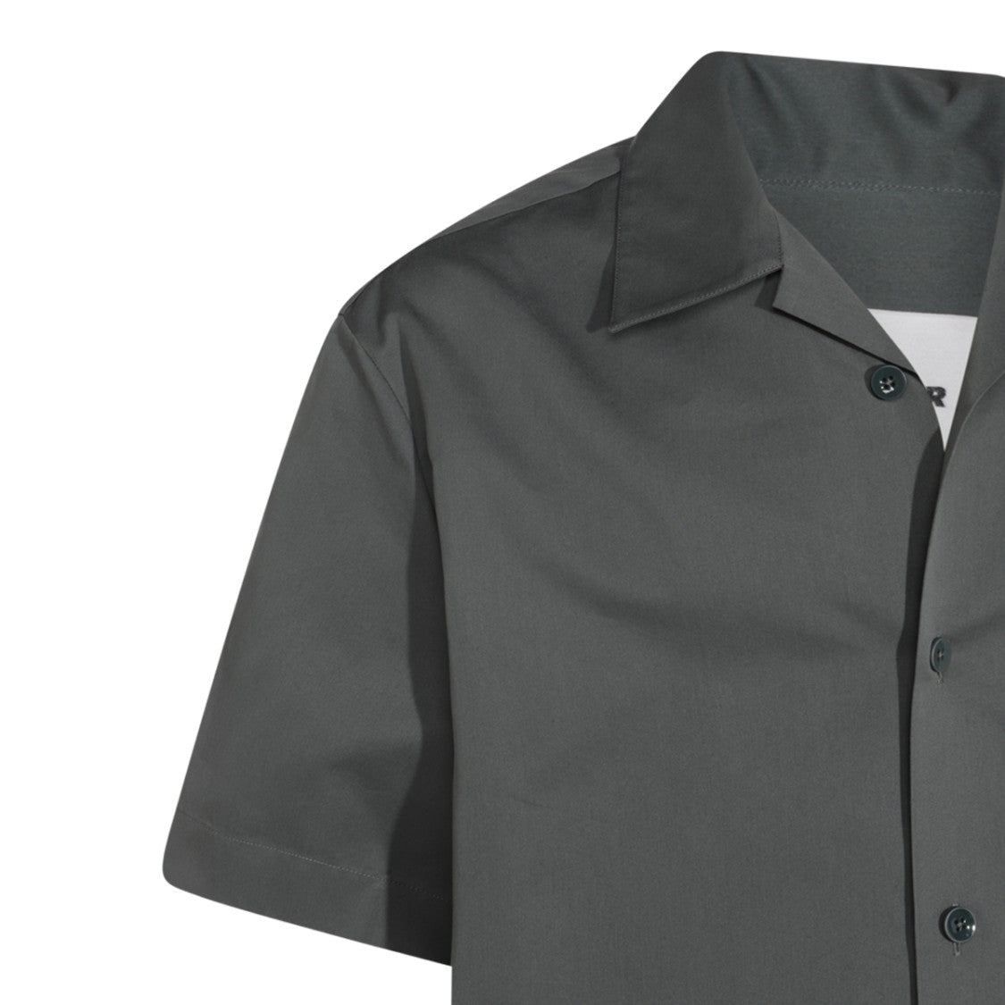 Jil Sander Grey Cotton Polo Shirt Casual Shirt
