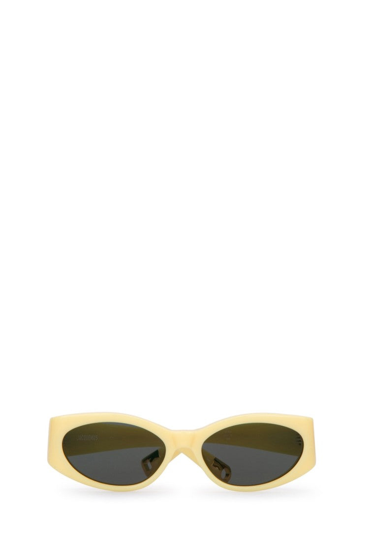 Jacquemus Elongated Cat-Eye Sunglasses With Smooth Acetate Frame